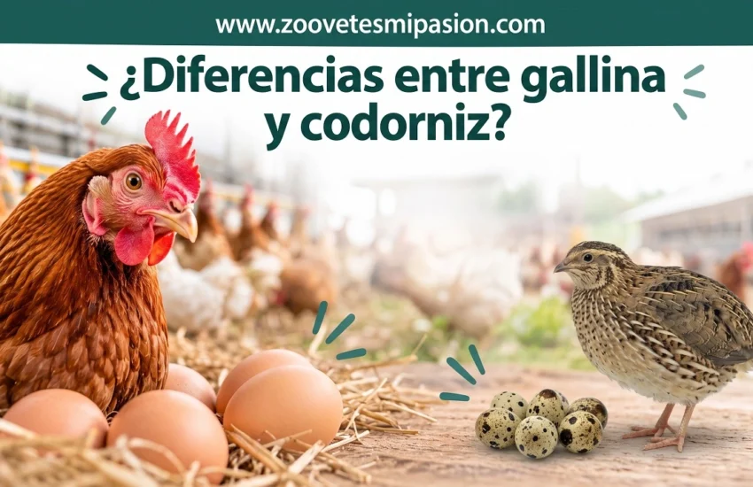 diferencias entre la gallina y la codorniz