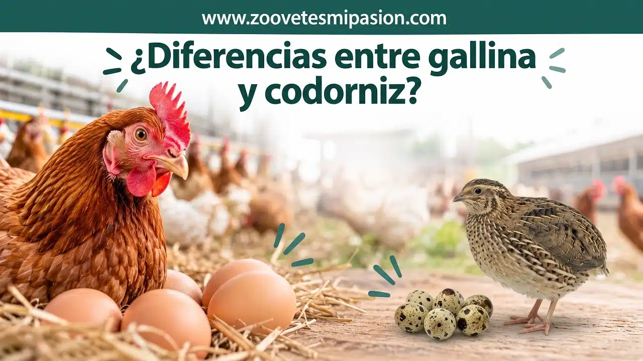 diferencias entre la gallina y la codorniz