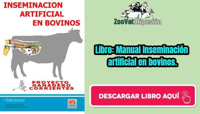 Libro: Manual Inseminación artificial en bovinos