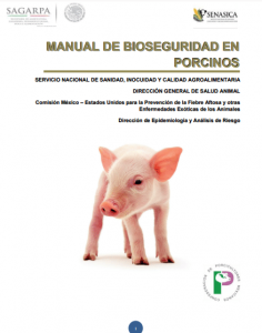 Portada Manual de bioseguridad en porcinos