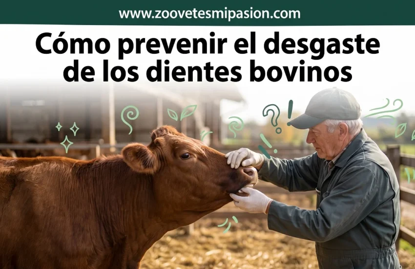 Cómo prevenir el desgaste de los dientes bovinos