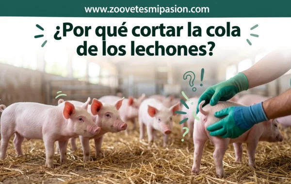 ¿Por qué cortar la cola de los lechones