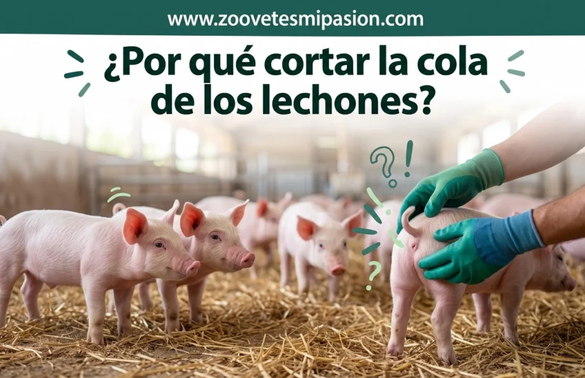 ¿Por qué cortar la cola de los lechones