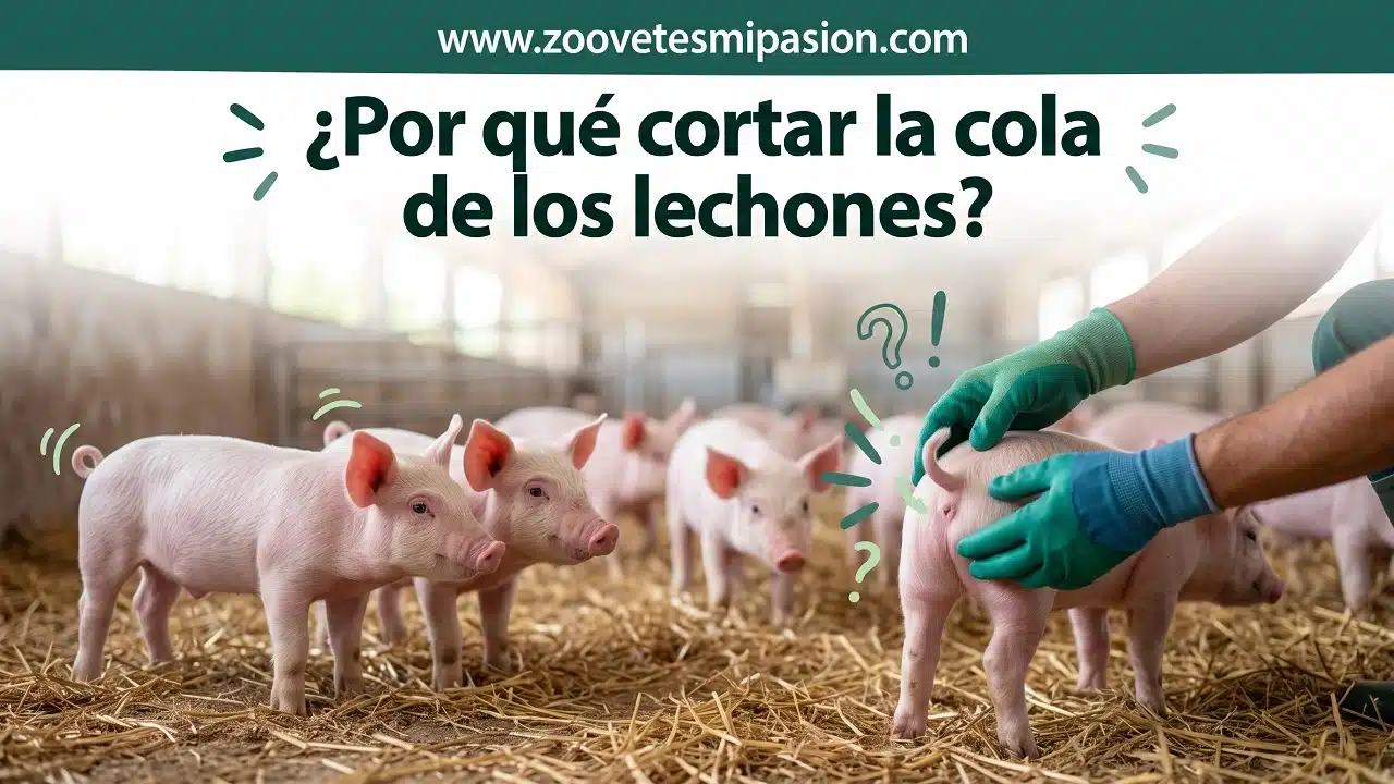 ¿Por qué cortar la cola de los lechones