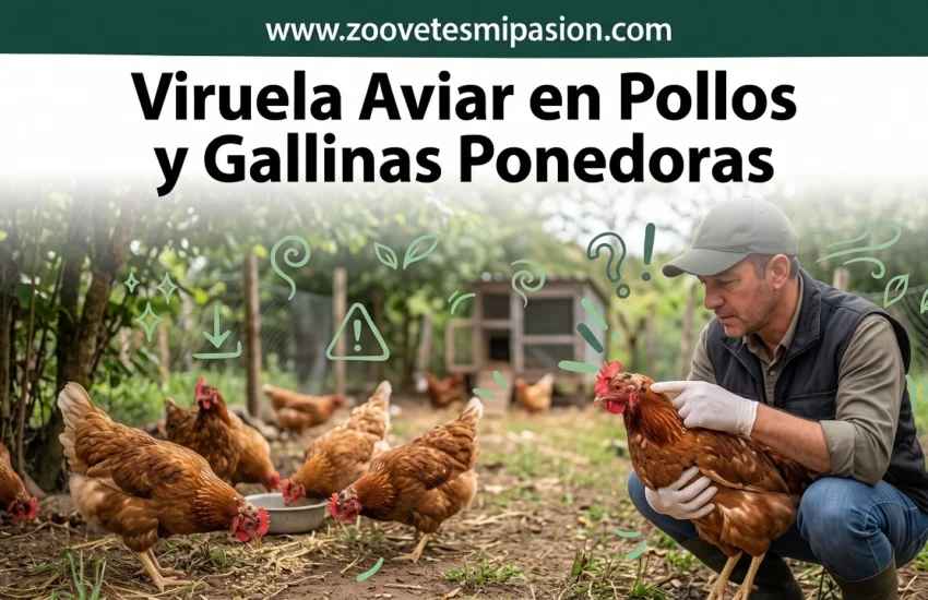 Viruela Aviar en Pollos y Gallinas Ponedoras