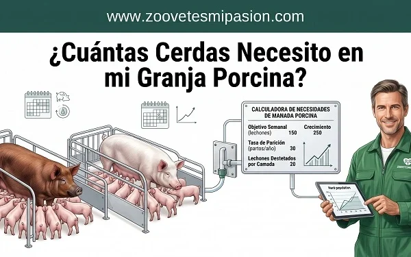 Calculadora ¿Cuántas Cerdas Necesito en mi Granja Porcina
