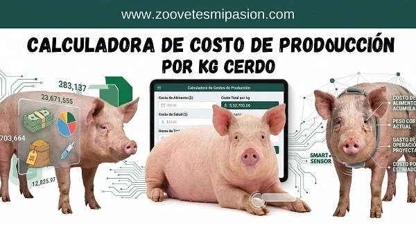 Calculadora de Costo de Producción por kg de Cerdo