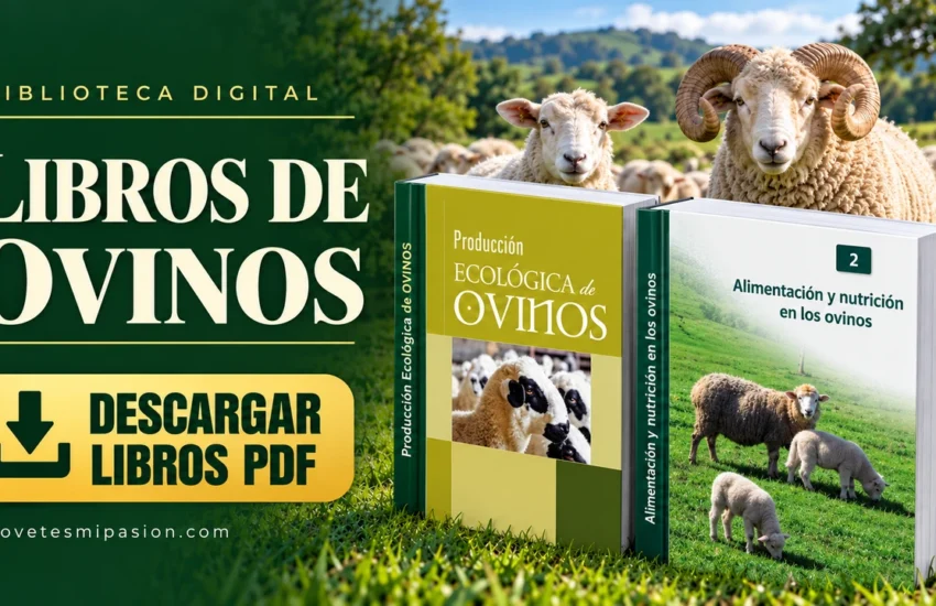 Descargar libros de ovinos en PDF: Producción ecológica de ovinos y Alimentación y nutrición en los ovinos en libros 3D.